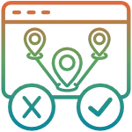 Multi-location testing icon