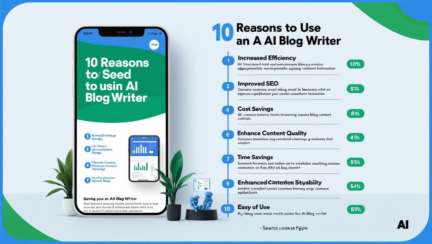 10 reasons to use an AI Blog Writer