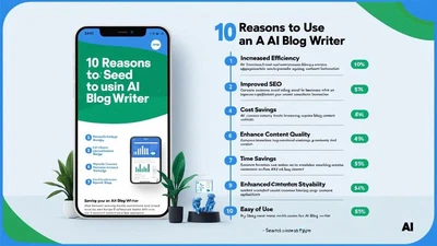 10 reasons to use an AI Blog Writer featured image