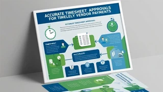 Accurate timesheet approvals for timelely vendor payments