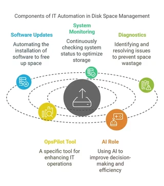 Cimponents of it automation in disk space management