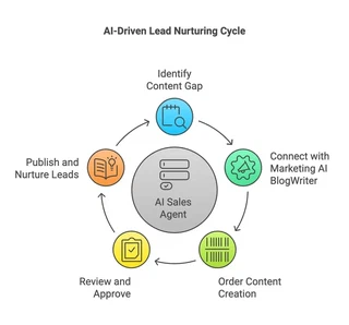 Ai driven lead nurturing cycle