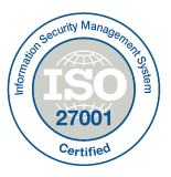 ISO 27001 certification badge