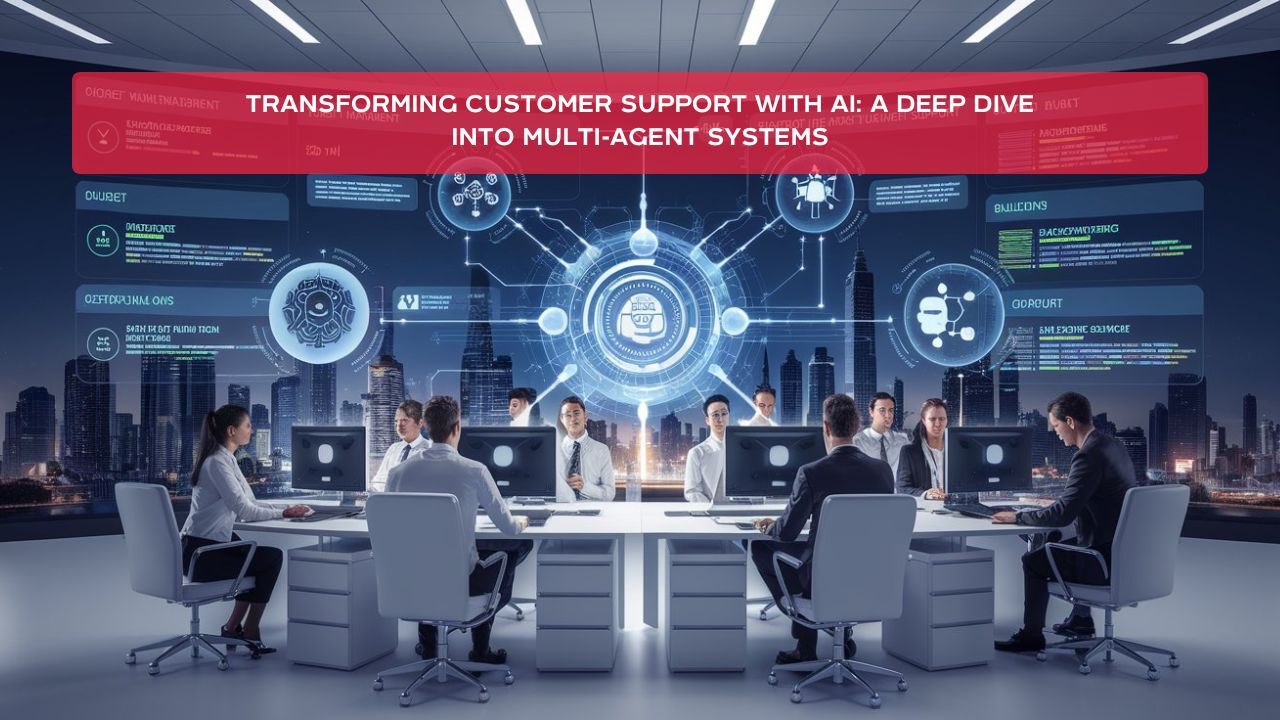 Customer Support AI Assistant GenAI multi agent solution artwork