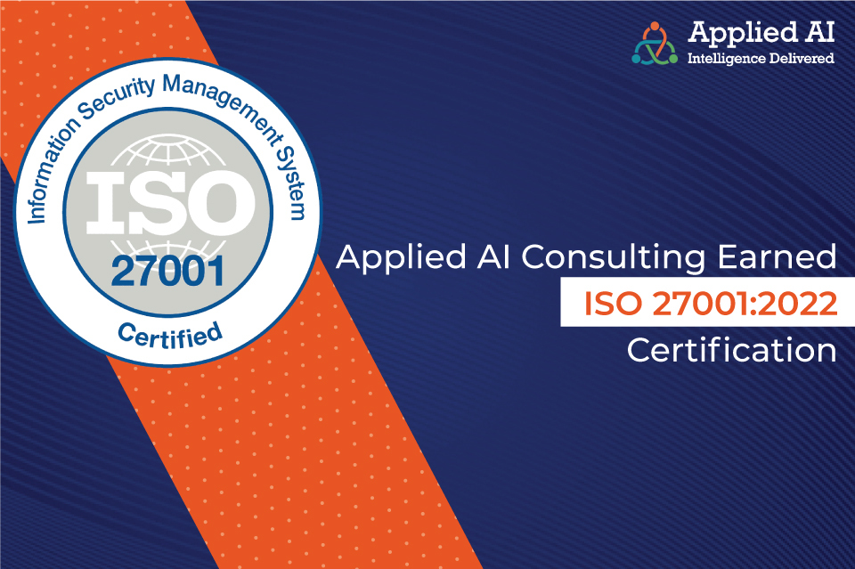 ISO 27001 certification announcement artwork