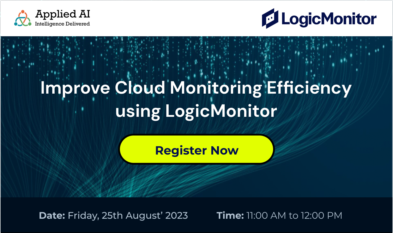 Applied AI Consulting and LogicMonitor webinar artwork
