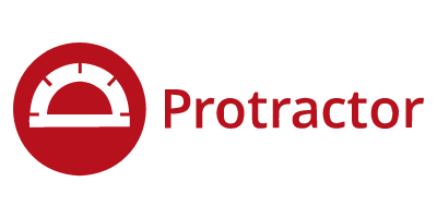 Protractor logo