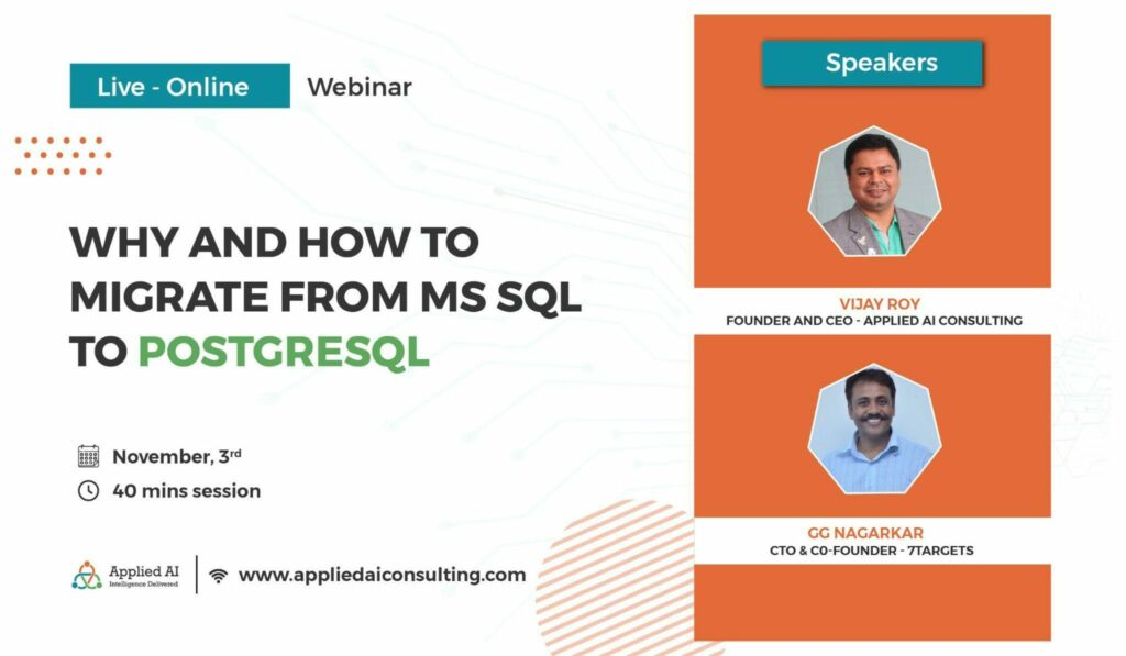 why and how to migrate from ms sql to PostgreSQL webinar